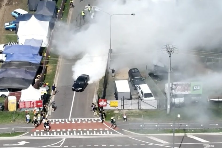 Drone busts burnout driver, police seize car